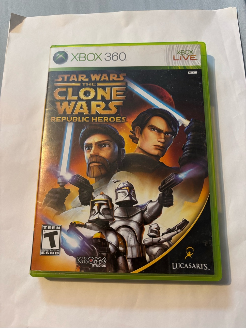 Xbox 360 Star Wars: The Clone Wars - Republic Heroes CIB